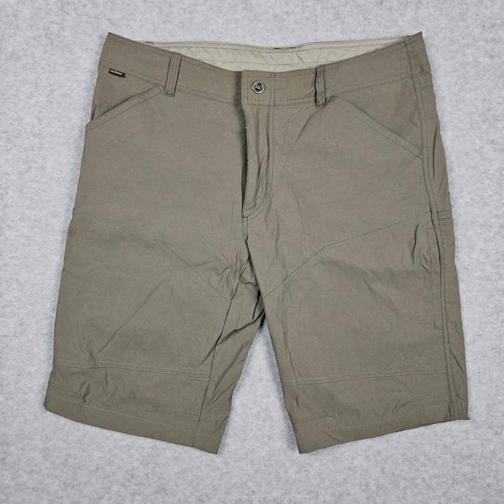 KUHL Renegade (Men's 36) Khaki Tan Shorts Hiking Outdoor Nylon Cargo Tactical
